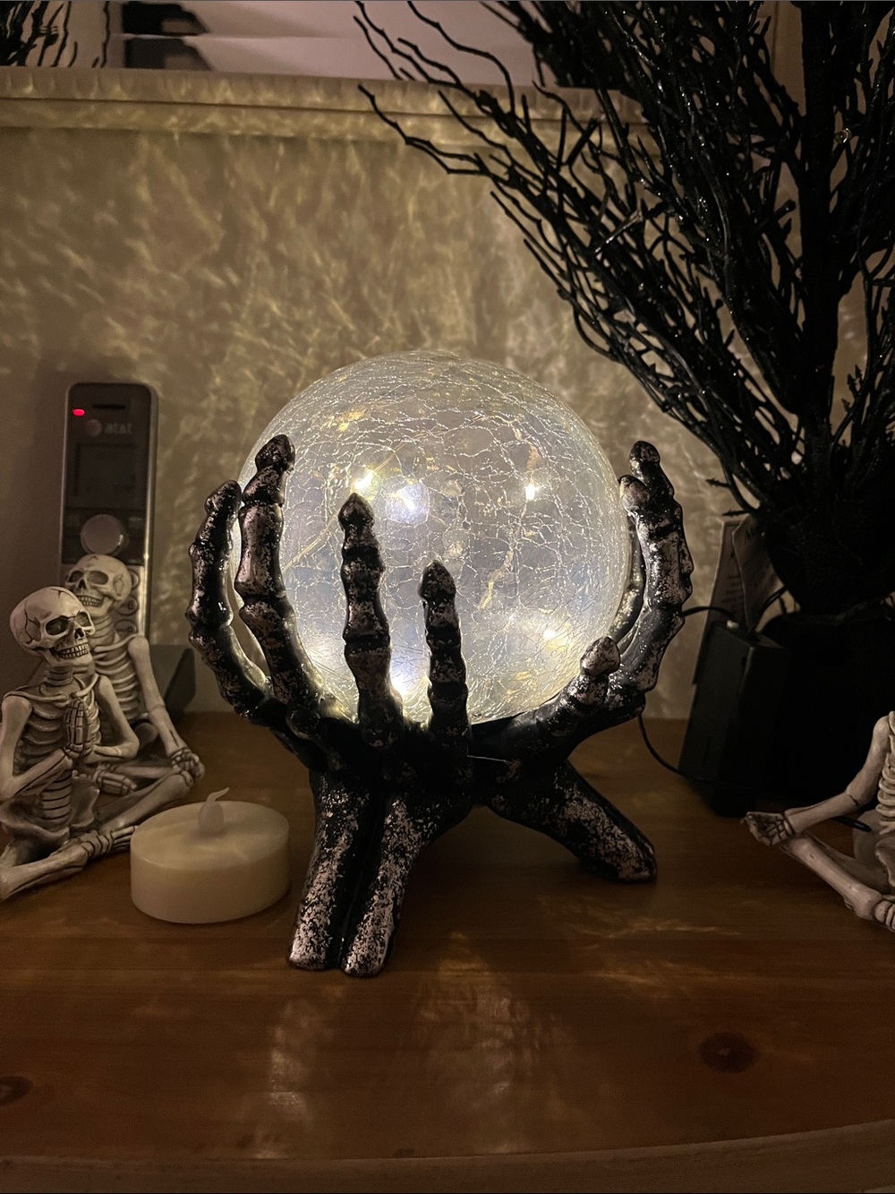 Halloween light up Crystal ball